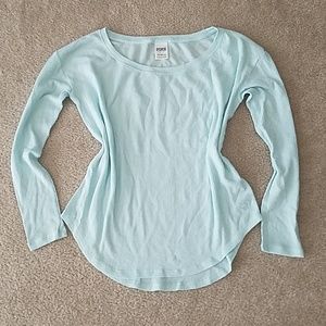 Victoria's Secret PINK Mint Blue Thermal top
